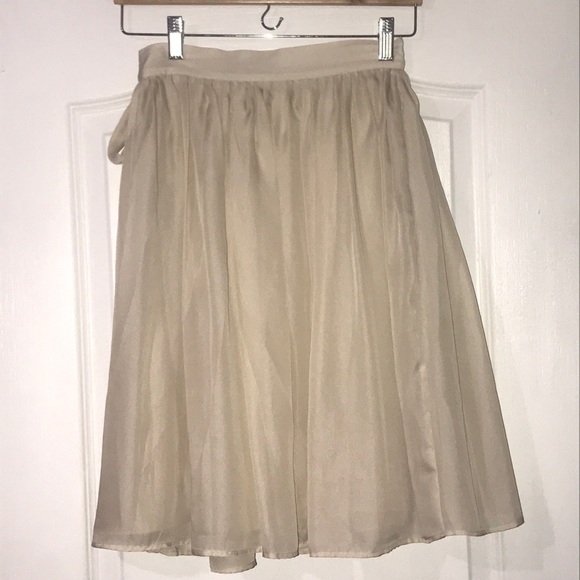 New Wrap Skirt with Pleats - Picture 2 of 5